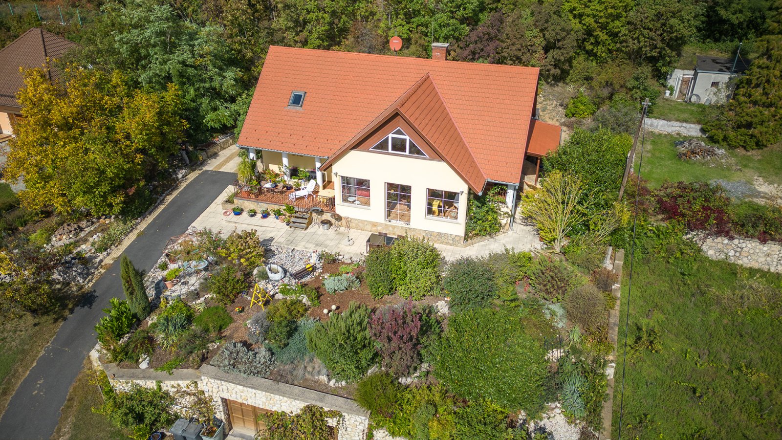 (AAAB) Családi ház fantasztikus területtel és panorámás kilátással – Gyenesdiás, 7/36. kép
