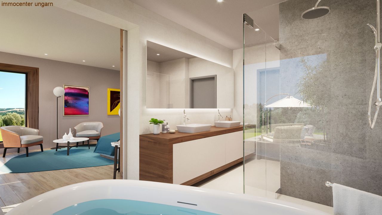(AA) Äußerst elegante, moderne Luxusvilla innerhalb des berühmten Golfresorts – Zalacsány, Bild 6 von 13
