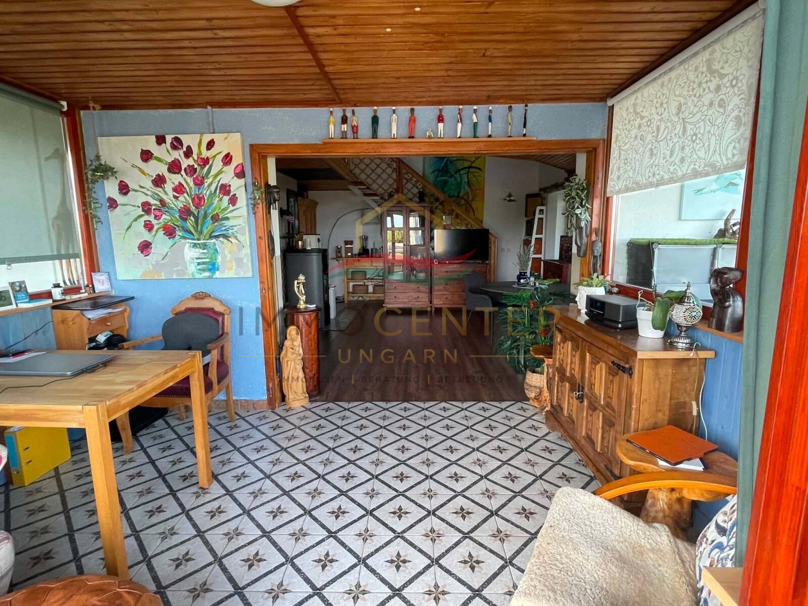 (AAA) Gemütliches Reetdachhaus mit Weitblick oberhalb vom Balaton – Cserszegtomaj, Bild 5 von 11