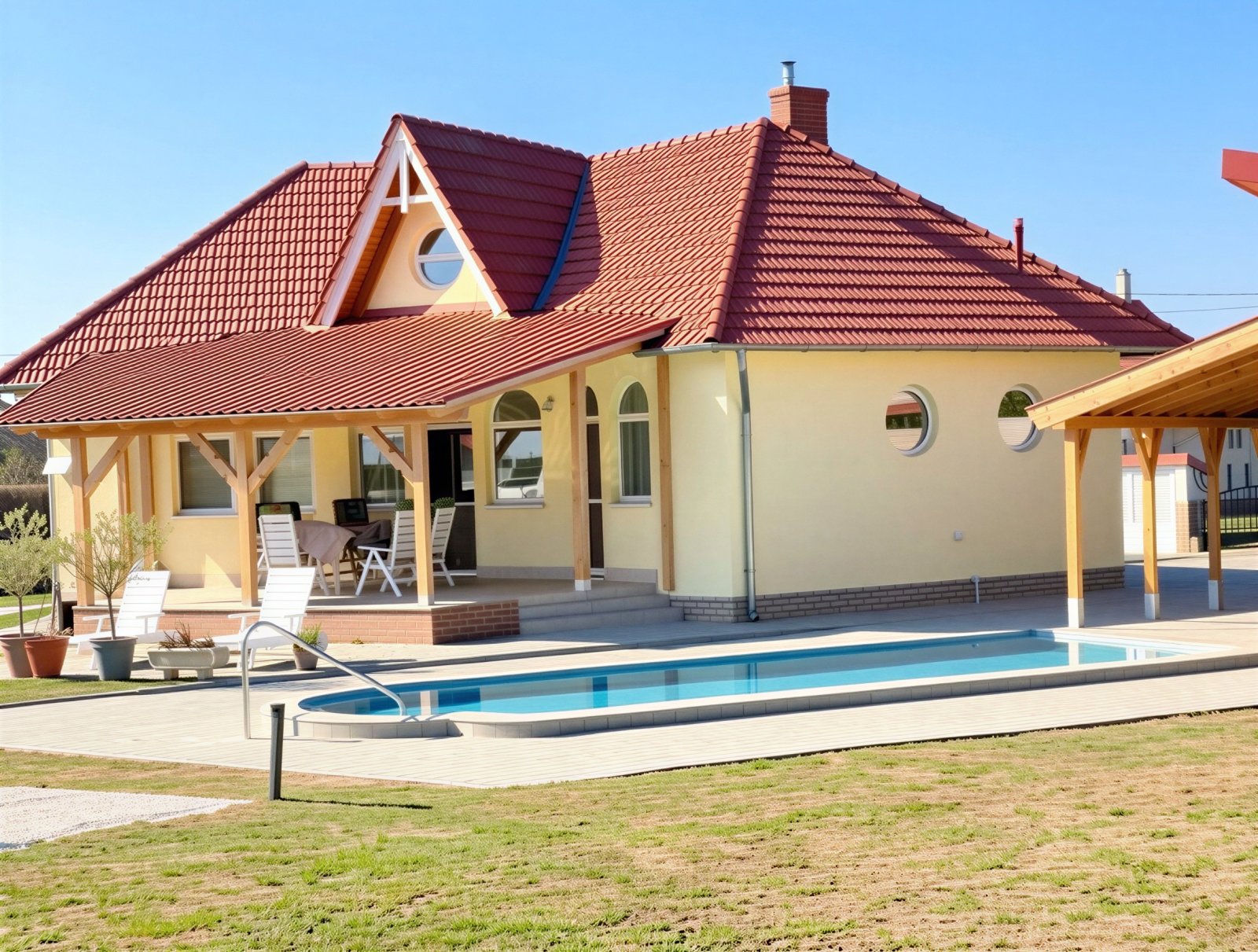 (AAA) Neuwertiges Landhaus mit Gästeappartment, Pool & Caravan-Stellplätzen – Balatonszentgyörgy, Bild 83 von 85