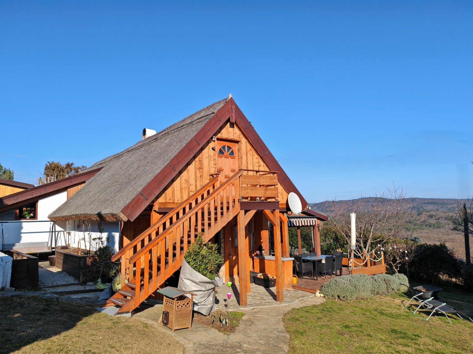 (AAA) Romantisches Reetdachhaus mit Balaton-Panorama – Cserszegtomaj, Bild 13 von 52