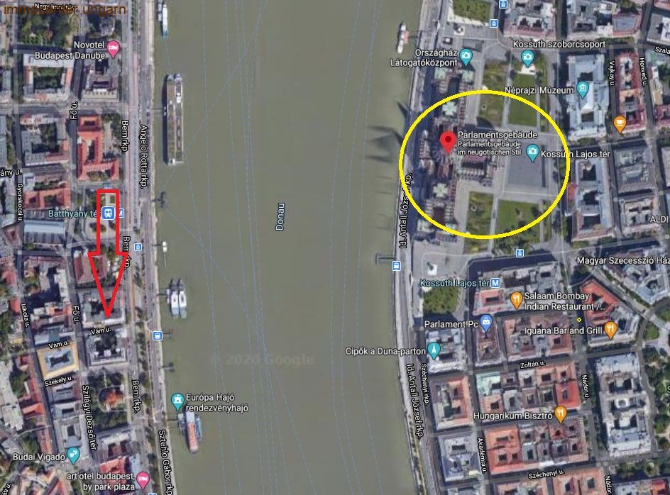 (AABB) Eigentumswohnung im 1.Distrikt von Budapest gegenüber dem Parlament, Bild 2 von 19