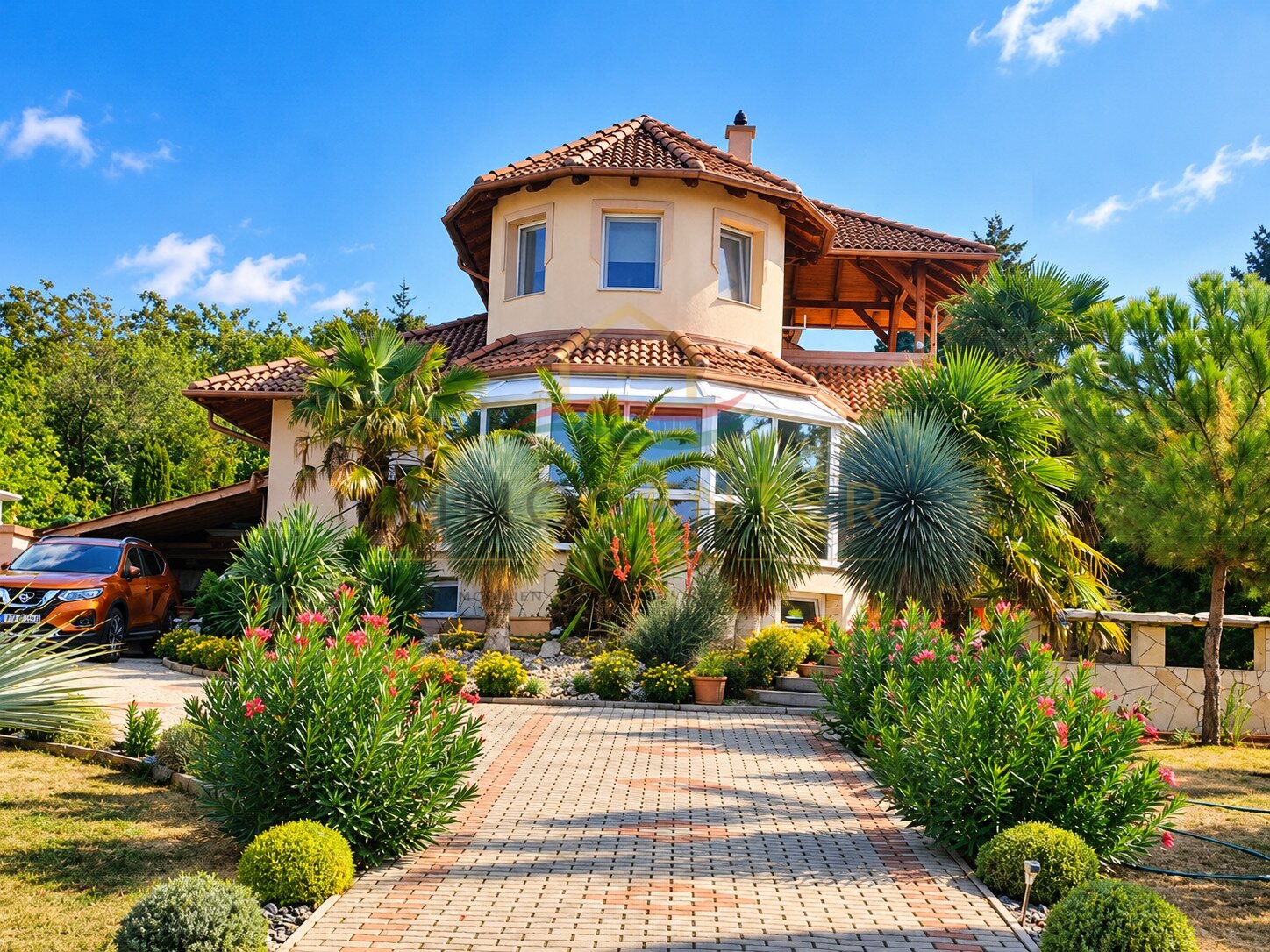(AAA) Mediterranes Lebensgefühl in Balatongyörök - Palmengarten, Wintergarten und separater Gästebereich, 1/27. kép