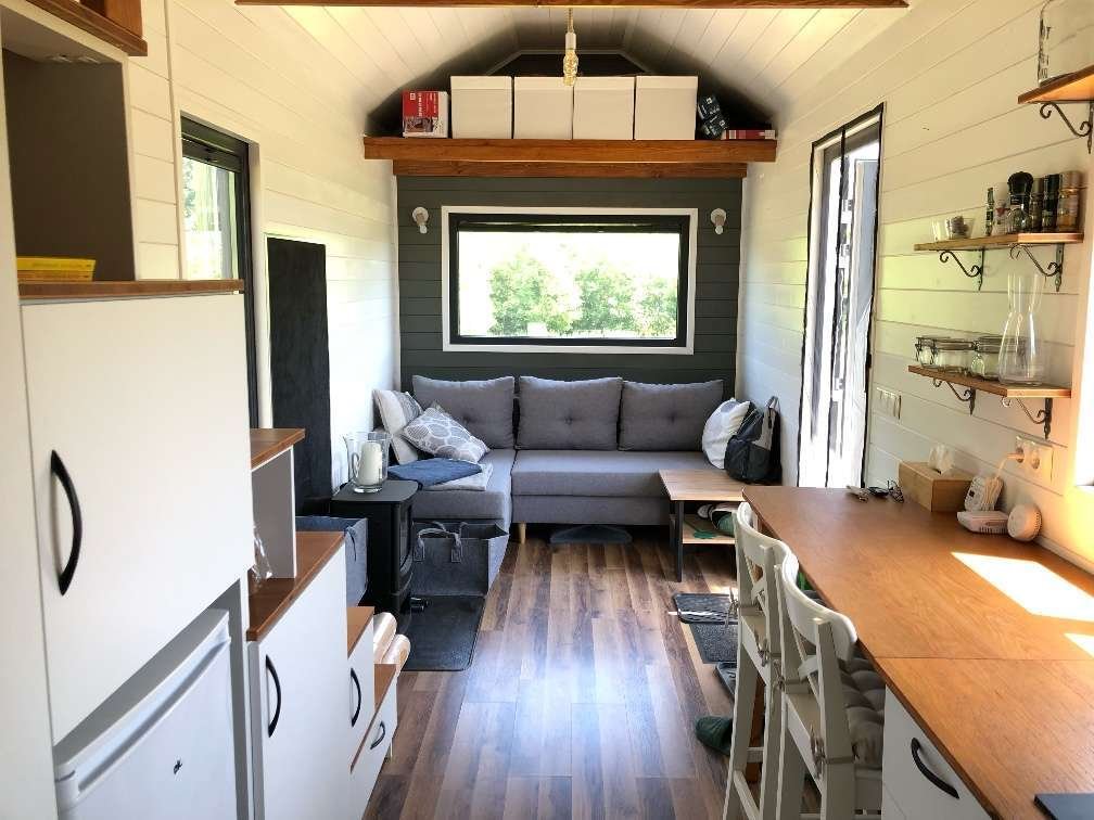 Premium Tiny House met off-grid uitbreiding (op trailer) – Mesztegnyő, foto 12 van 22