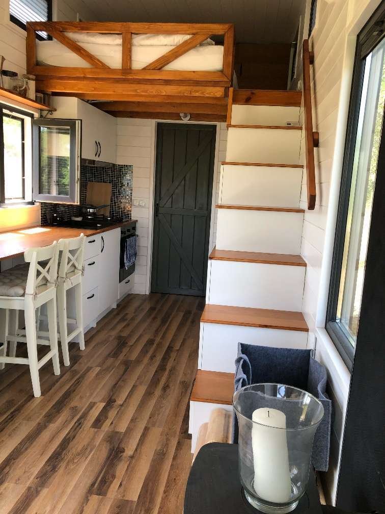 Premium Tiny House met off-grid uitbreiding (op trailer) – Mesztegnyő, foto 16 van 22
