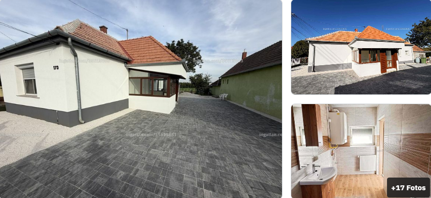 (BAA) Neuwertiges Einfamilienhaus – Sármellék