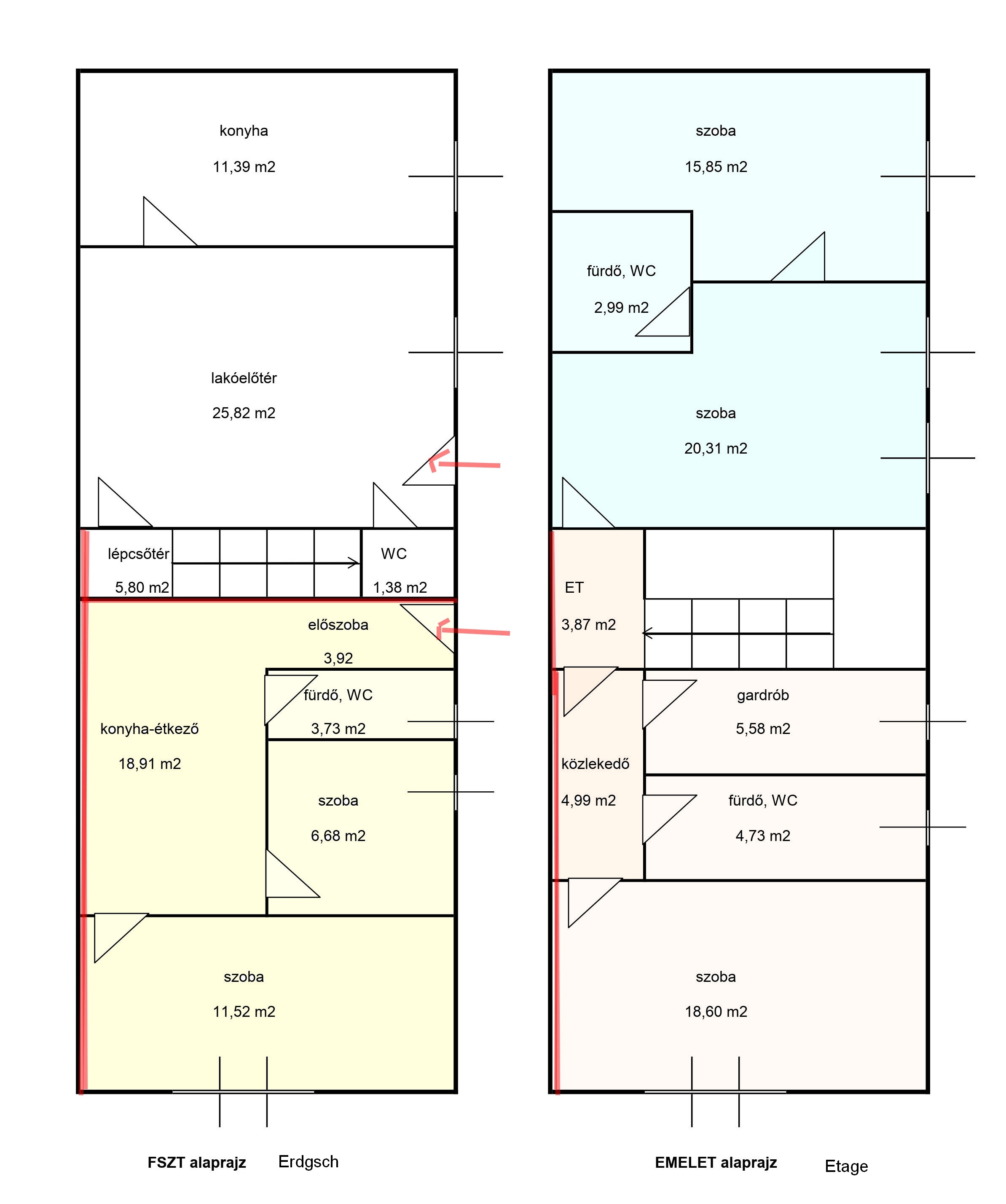 (BAB) Renoviertes Wohnhaus mit Mobiliar, separater Wohneinheit und 960 m² Grundstück – Győr, photo 10 of 15
